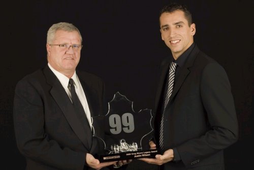 Vorig jaar nam Justin Wilson de award in ontvangst; Copyright CCWS 2007
